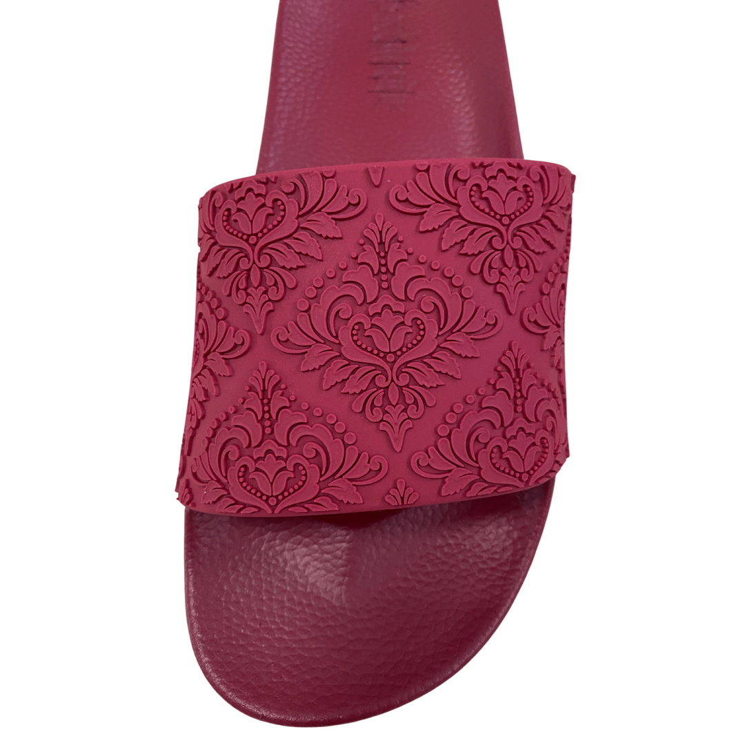 RED DAMASK SLIDES