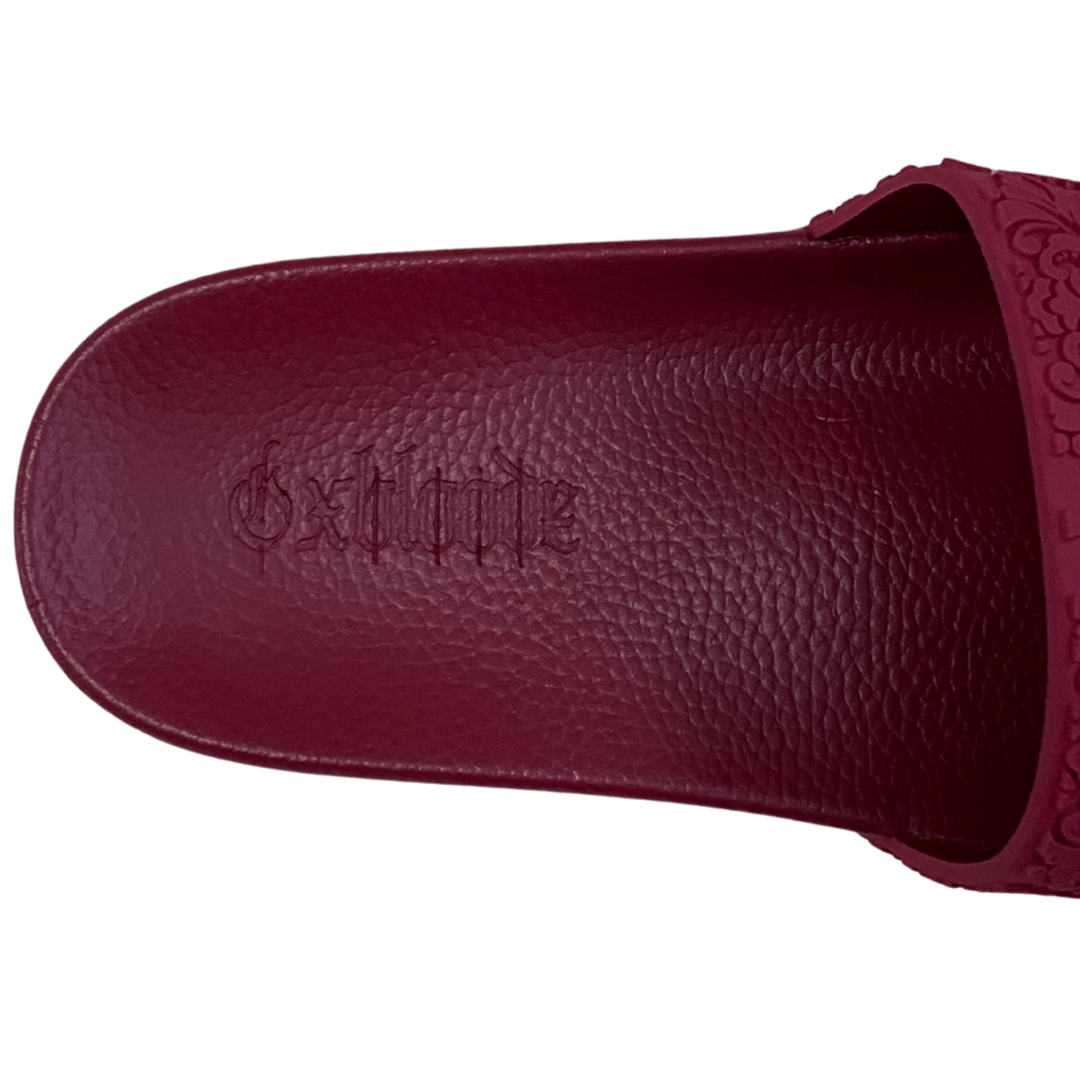 RED DAMASK SLIDES