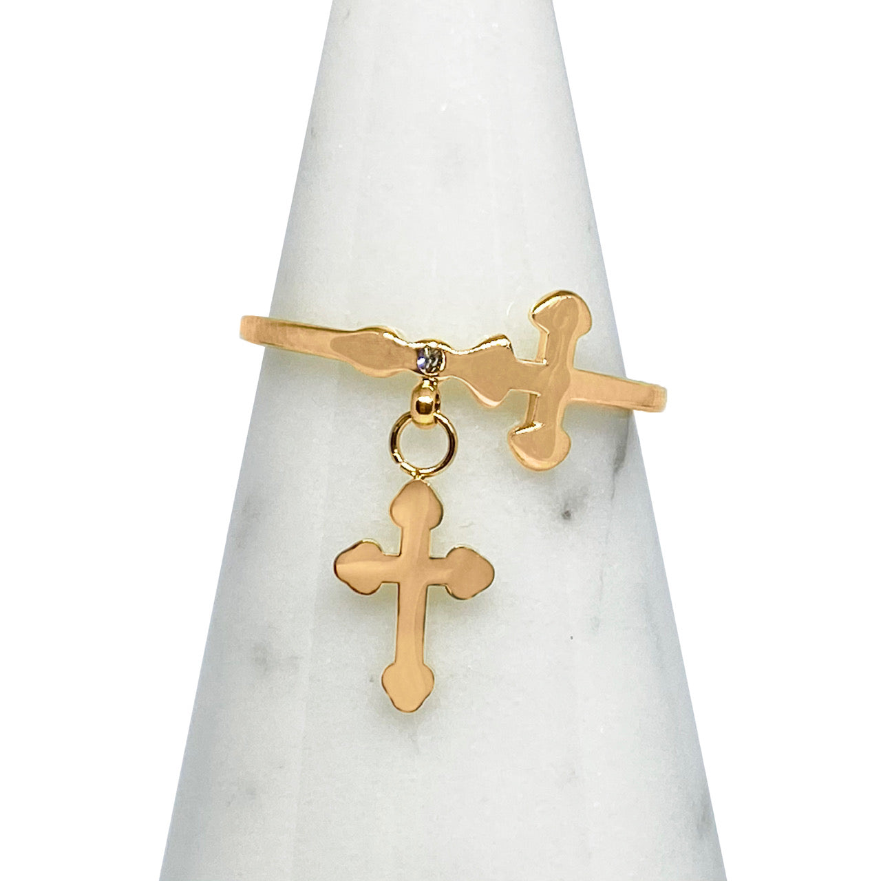 GOLD OPHELIA RING
