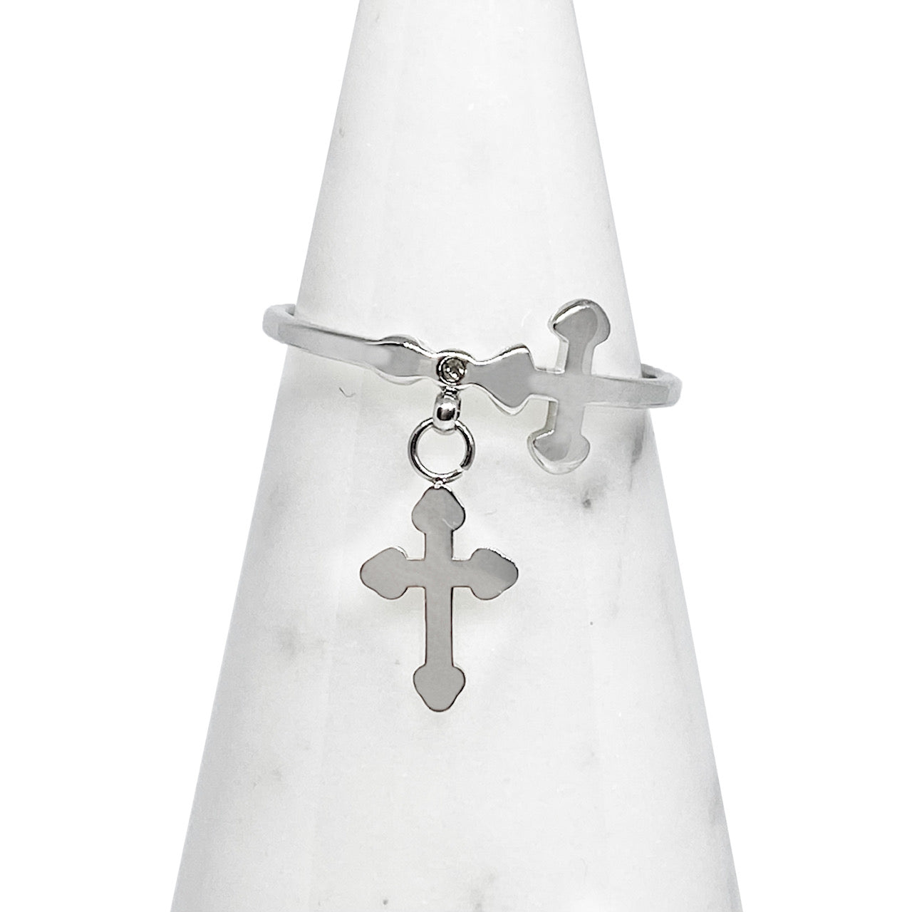 SILVER OPHELIA RING