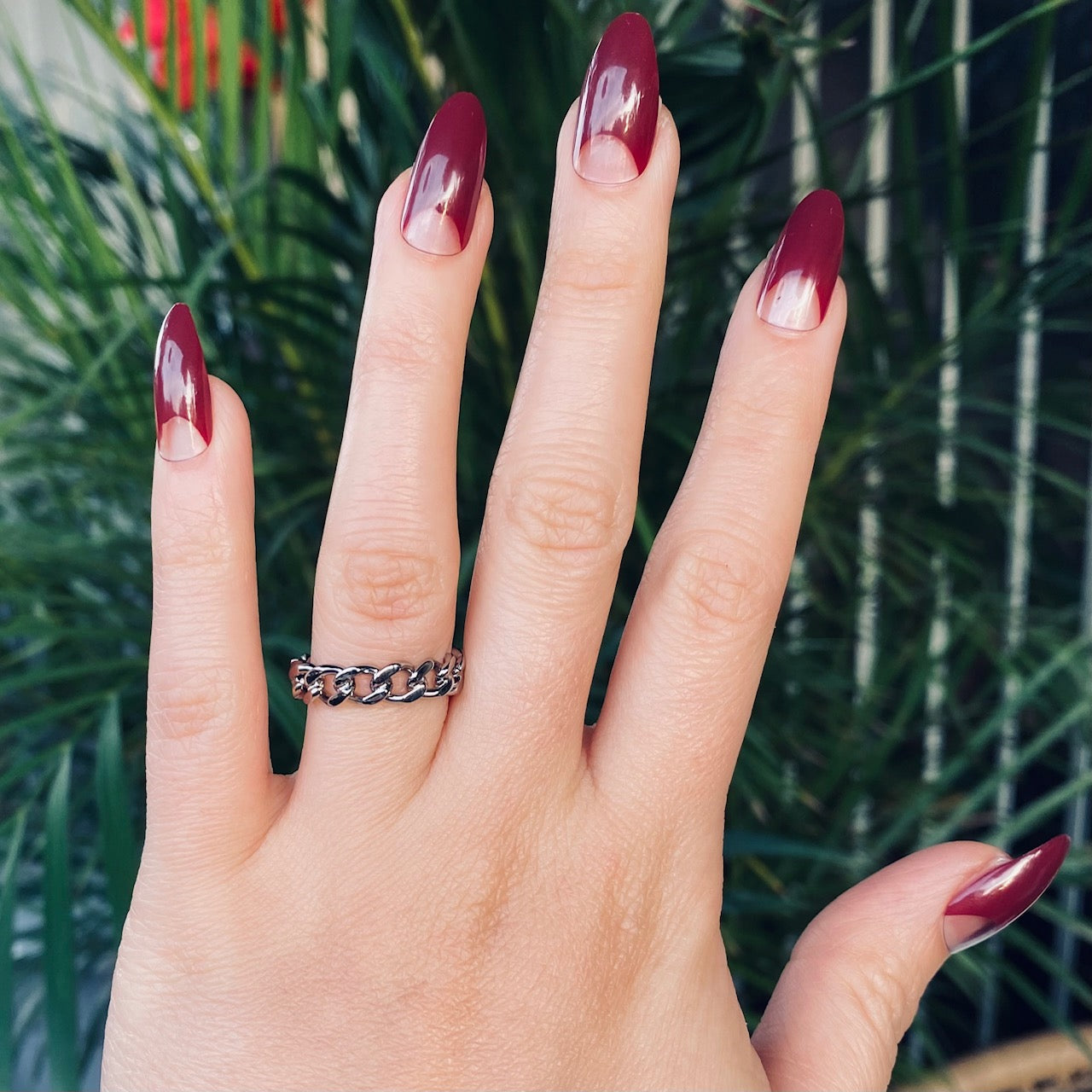 SILVER CELINE RING